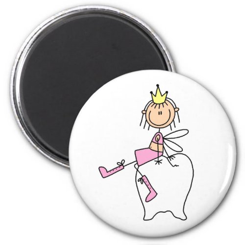 Tooth Fairy Sits On A Tooth Magnet