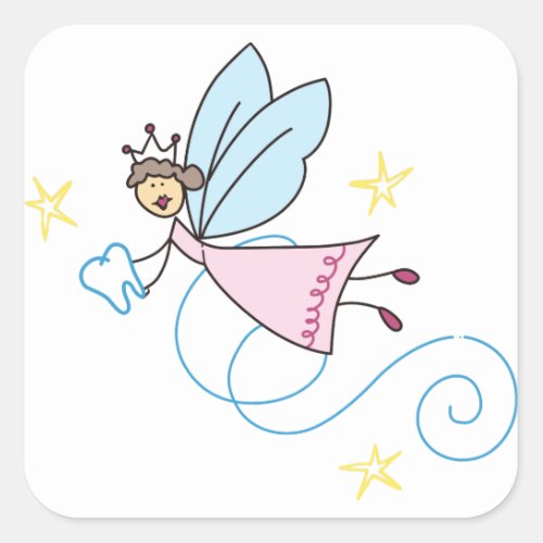 Tooth Fairy Square Sticker