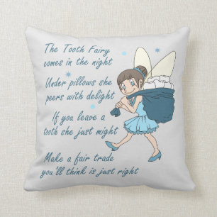 Tooth Fairy Throw Pillow