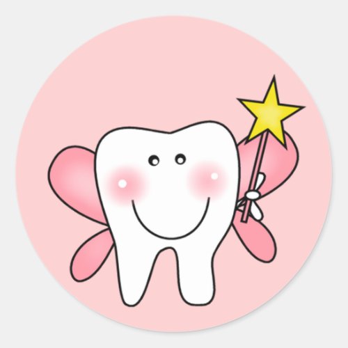 Tooth Fairy Tshirts and Gifts Classic Round Sticker