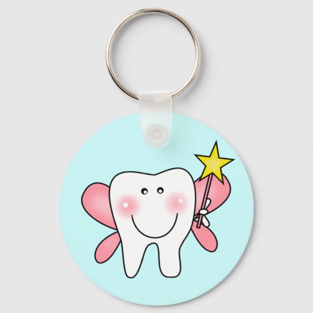Tooth Fairy Tshirts and Gifts Keychain (Front)