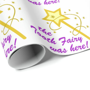 Tooth Fairy Was Here Wrapping Paper