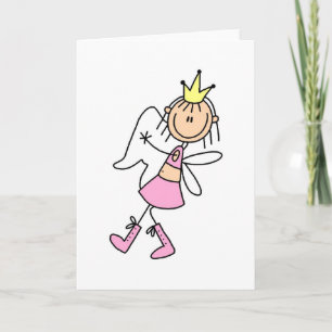 Tooth Fairy With Her Hands Full Card