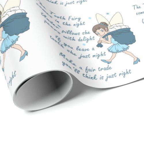 Tooth Fairy Wrapping Paper