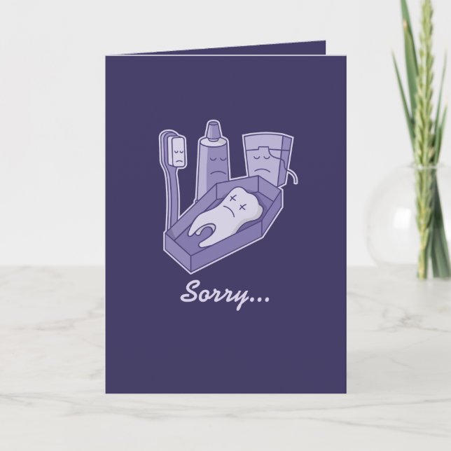 Tooth Funeral Card (Front)