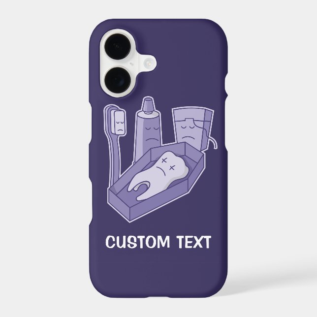 Tooth Funeral Case-Mate iPhone Case (Back)