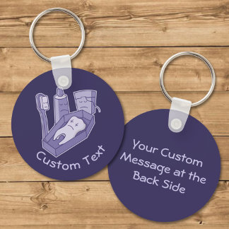 Tooth Funeral Keychain