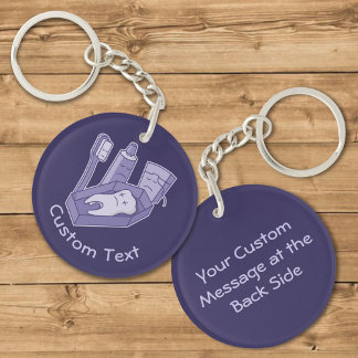 Tooth Funeral Keychain