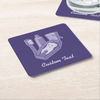 Tooth Funeral Paper Coaster