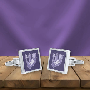 Tooth Funeral Silver Cufflinks