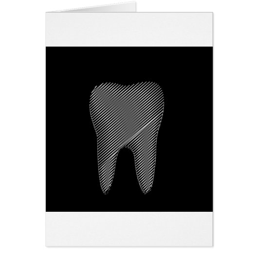 Tooth graphic for dentist cards (Front)