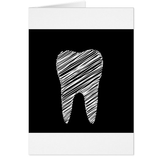 Tooth graphic for dentist cards (Front)
