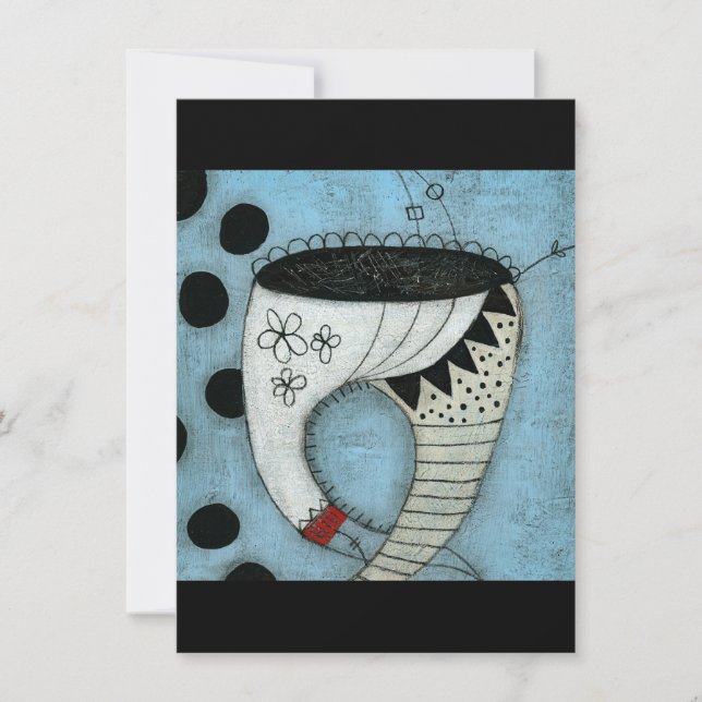 Tooth Has Nice Pants Greeting Card (Front)