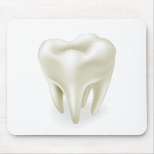 Tooth illustration mouse pad