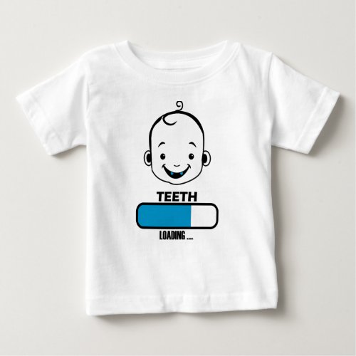 tooth loaded first lost baby child funny baby T_Shirt