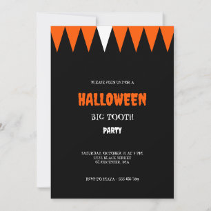 Tooth-or-Treat Halloween Costume Party Invitation