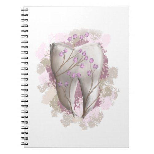 Tooth Painting Dentist Dental Dentistry Gift Notebook