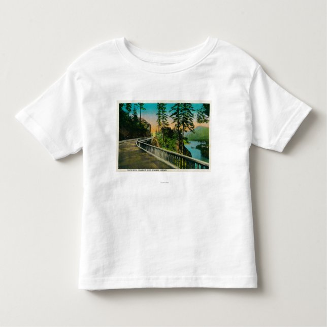 Tooth Rock on Columbia RiverColumbia River, OR Toddler T-shirt (Front)