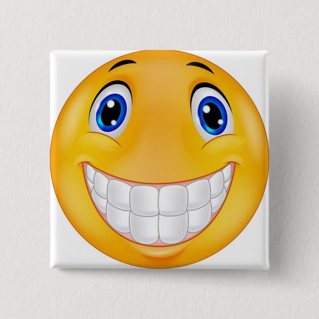 tooth smile button (Front)