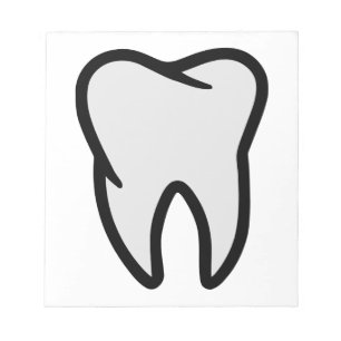 Tooth symbol notepad