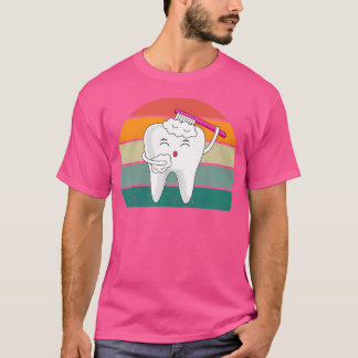 Tooth Teeth Drill Tongue Gum Dental Patient Doctor T-Shirt