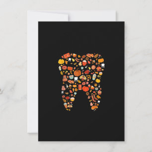 Tooth Teeth Happy Fall Y'all Dental Dentist Thanks Invitation