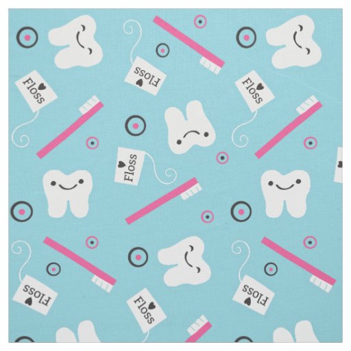 Tooth Toss in Blue Fabric