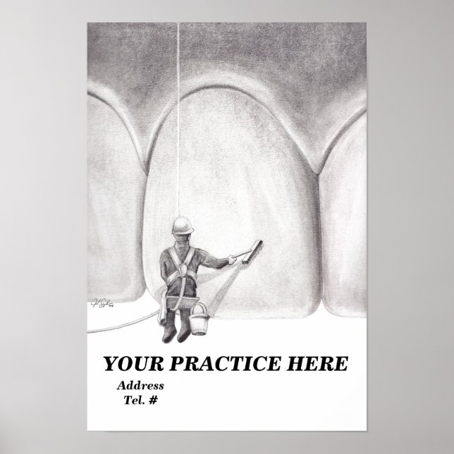 Tooth Washer Poster [custom template] (Front)