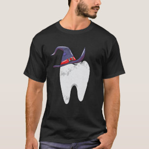 Tooth Witch Lazy Halloween Costume Dentist Dental T-Shirt