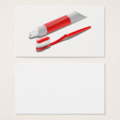 Toothbrush And Toothpaste (Front & Back)