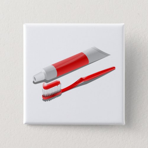 Toothbrush And Toothpaste Button