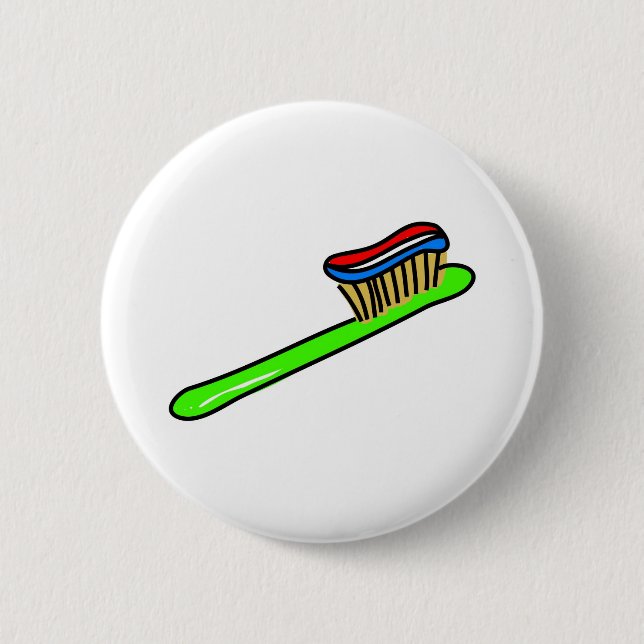Toothbrush Button (Front)