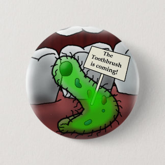 toothbrush pinback button
