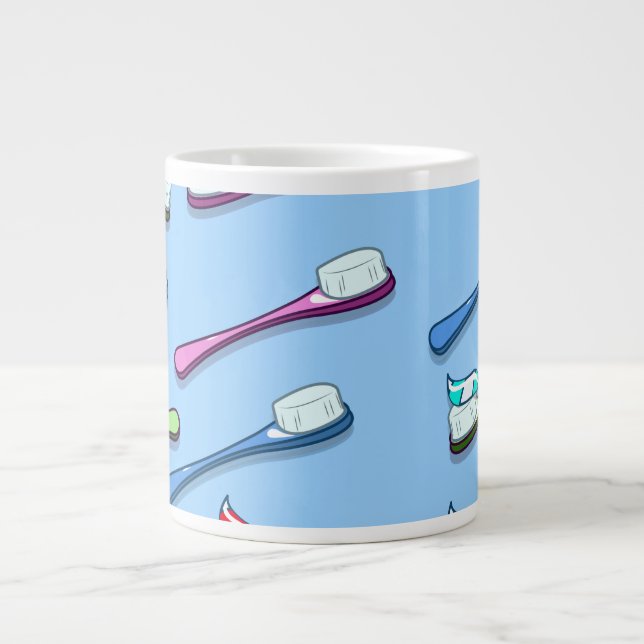 Toothbrushes Giant Coffee Mug (Front)
