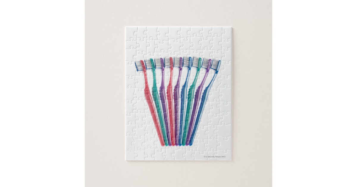 Toothbrushes Jigsaw Puzzle Zazzle