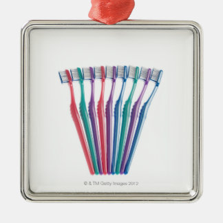 Toothbrushes Metal Ornament