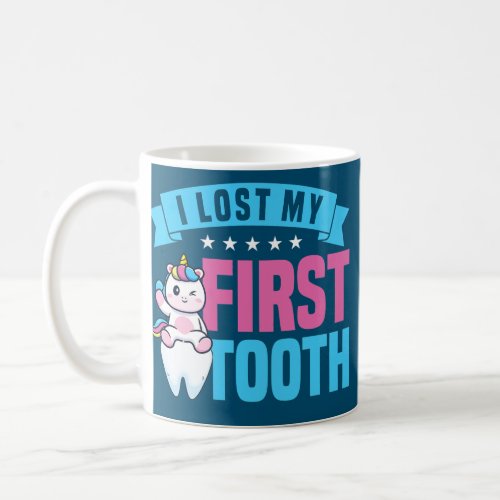 Toothfairy Wand Lost My First Tooth Girl Tooth Coffee Mug