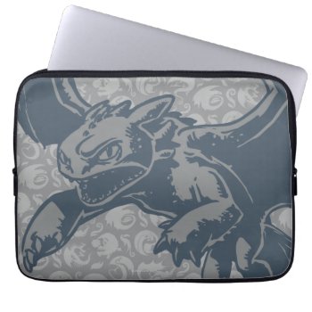 Toothless Character Art Laptop Sleeve by howtotrainyourdragon at Zazzle