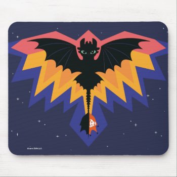 Toothless Colored Flight Graphic Mouse Pad by howtotrainyourdragon at Zazzle