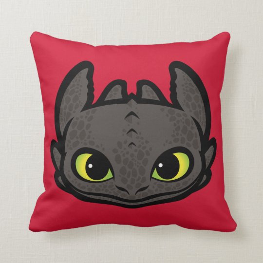 toothless plush pillow