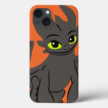 Toothless Sitting Illustration Iphone 13 Case by howtotrainyourdragon at Zazzle