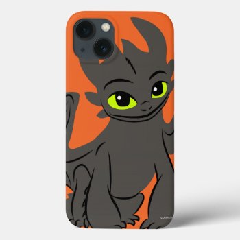 Toothless Sitting Illustration Iphone 13 Case by howtotrainyourdragon at Zazzle