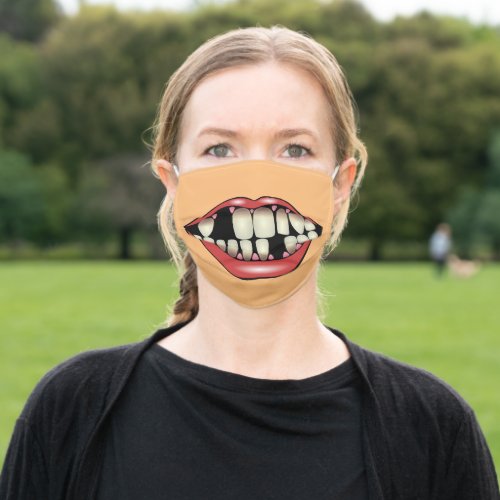 Toothless Smile Adult Cloth Face Mask