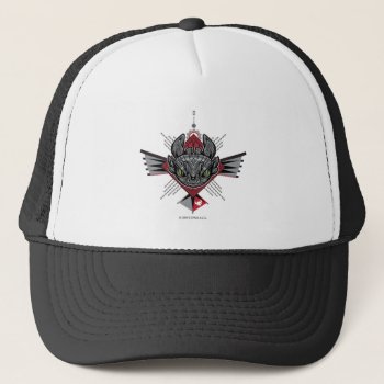 Toothless Tribal Chain Emblem Trucker Hat by howtotrainyourdragon at Zazzle