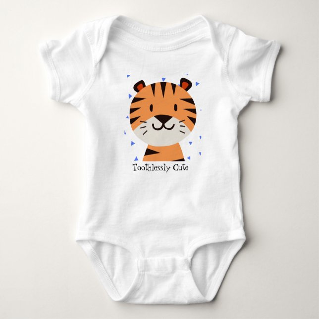 Toothlessly Cute Baby Bodysuit (Front)