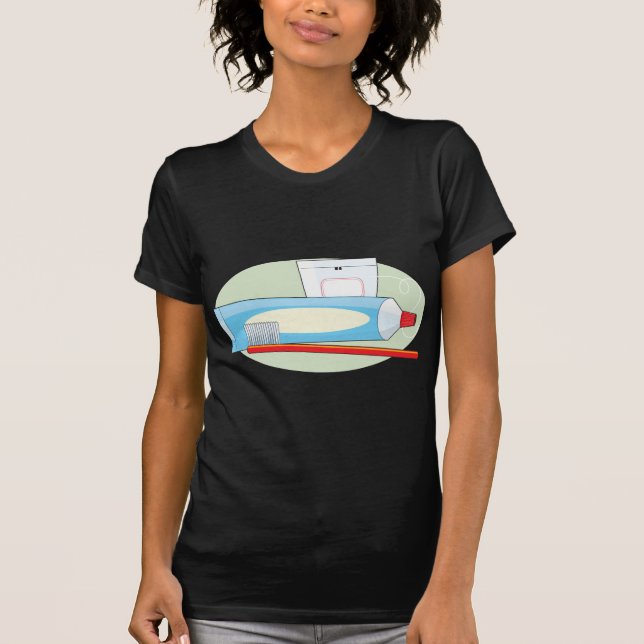 Toothpaste and Brush T-Shirt (Front)