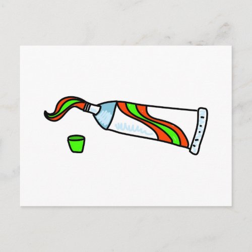 Toothpaste Postcard