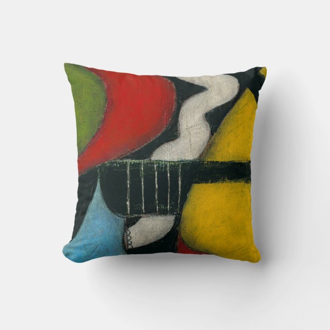 Toothpaste Throw Pillow (Front)