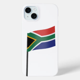 Toothpick with the flag of South Africa iPhone 15 Plus Case