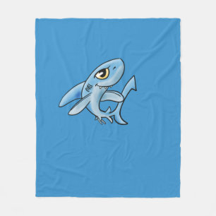 Toothy Grin Shark Fleece Blanket